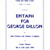 Epitaph For George Dillon 1964